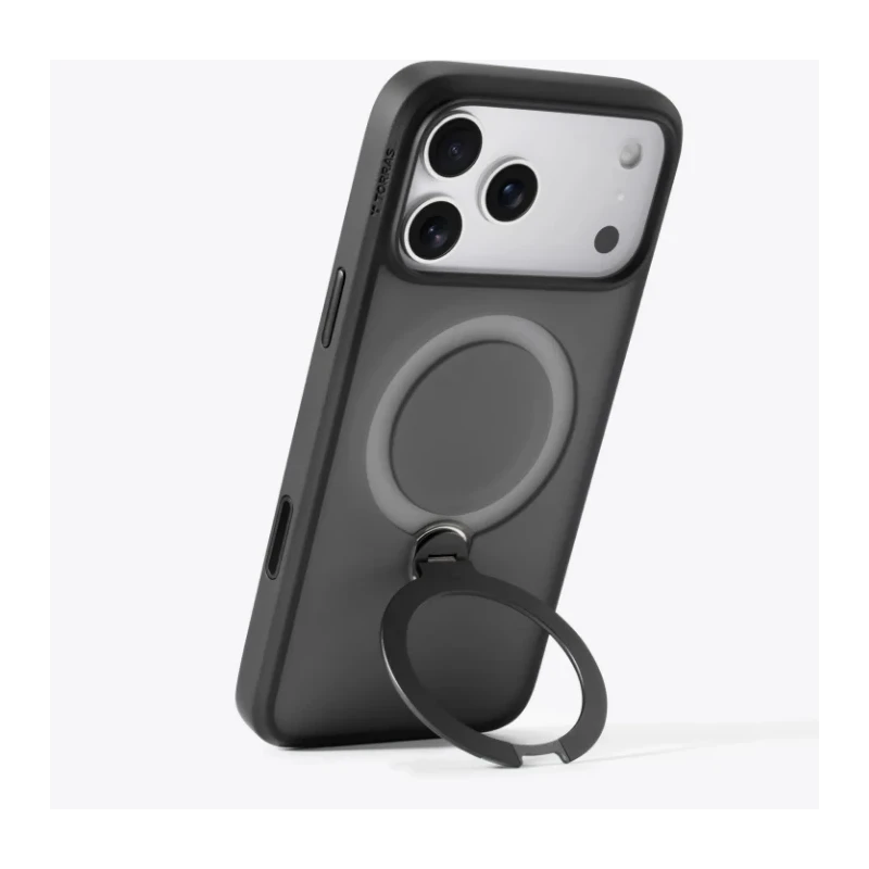 TORRAS Ostand Spin - etui do iPhone 17 Pro kompatybilne z MagSafe (black)