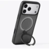 TORRAS Ostand Spin mocne stylowe etui iPhone 17 Pro MagSafe podstawka 360° (black)