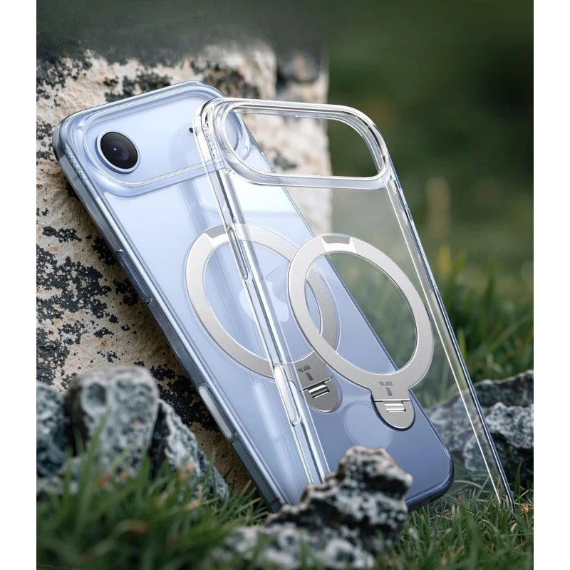 TORRAS Ostand Spin - etui do iPhone Air kompatybilne z MagSafe (clear)
