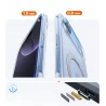 TORRAS Ostand Spin mocne stylowe etui iPhone 17 Air MagSafe podstawka 360° (clear)