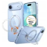 TORRAS Ostand Spin mocne stylowe etui iPhone 17 Air MagSafe podstawka 360° (clear)