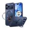 TORRAS Ostand Spin mocne stylowe etui iPhone 17 ProMax MagSafe podstawka360 (midnight blue)