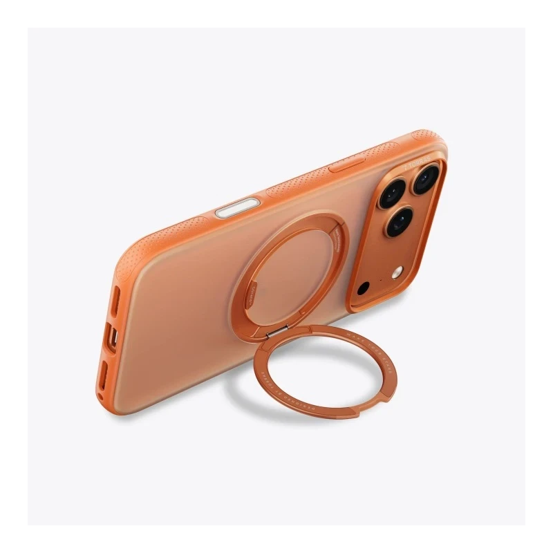 TORRAS Ostand R Fitness - etui do iPhone 17 Pro Max kompatybilne z MagSafe (energy orange)