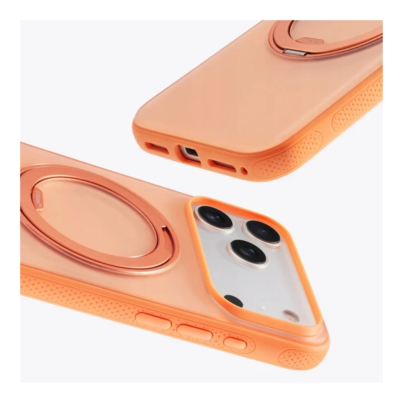 TORRAS Ostand R Fitness - etui do iPhone 17 Pro Max kompatybilne z MagSafe (energy orange)