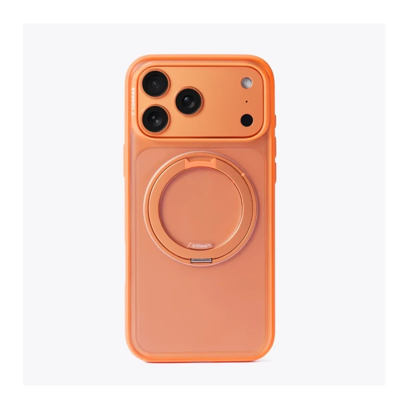 TORRAS Ostand R Fitness - etui do iPhone 17 Pro Max kompatybilne z MagSafe (energy orange)