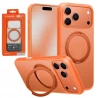 TORRAS Ostand Pro mocne etui nowoczesne iPhone 17 Pro MagSafe podstawka (energy orange)