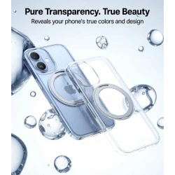 TORRAS Ostand Pro mocne etui nowoczesne iPhone 17 MagSafe podstawka (clear)