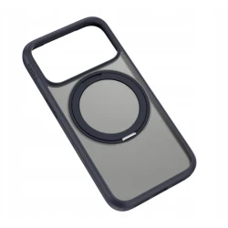 TORRAS Ostand Pro mocne etui nowoczesne iPhone 17 Pro MagSafe podstawka (black)