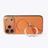 TORRAS QPro Leather etui skóra wegańska iPhone 17 ProMax MagSafe podstawka (ivory black)