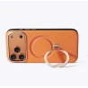 TORRAS QPro Leather etui skóra wegańska iPhone 17 Pro MagSafe podstawka 360 (amber brown)