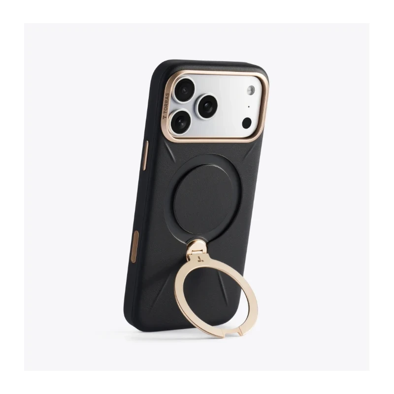 TORRAS QPro Leather - etui do iPhone 17 Pro kompatybilne z MagSafe (amber brown)