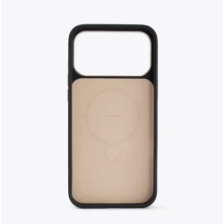 TORRAS QPro Leather etui skóra wegańska iPhone 17 ProMax MagSafe podstawka (amber brown)