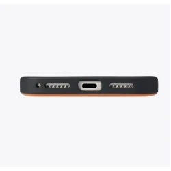 TORRAS QPro Leather etui skóra wegańska iPhone 17 ProMax MagSafe podstawka (amber brown)