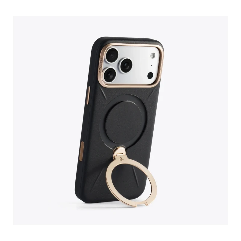 TORRAS QPro Leather - etui do iPhone 17 Pro Max kompatybilne z MagSafe (amber brown)