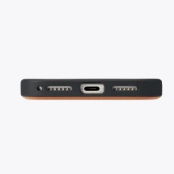 TORRAS QPro Leather etui skóra wegańska iPhone 17 ProMax MagSafe podstawka (tarocco)
