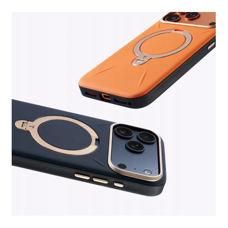 TORRAS QPro Leather - etui do iPhone 17 Pro Max kompatybilne z MagSafe (tarocco)