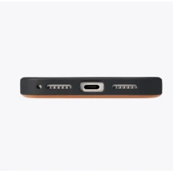 TORRAS QPro Leather etui skóra wegańska iPhone 17 Pro MagSafe podstawka 360 (tarocco)