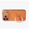 TORRAS QPro Leather etui skóra wegańska iPhone 17 Pro MagSafe podstawka 360 (tarocco)