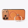 TORRAS QPro Leather etui skóra wegańska iPhone 17 Pro MagSafe podstawka 360 (ivory black)