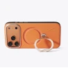 TORRAS QPro Leather etui skóra wegańska iPhone 17 ProMax MagSafe podstawka (pearl gray)
