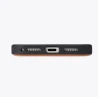 TORRAS QPro Leather etui skóra wegańska iPhone 17 ProMax MagSafe podstawka (pearl gray)