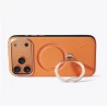 TORRAS QPro Leather etui skóra wegańska iPhone 17 Pro MagSafe podstawka 360 (pearl gray)