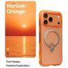 TORRAS Ostand Spin Air odporne etui iPhone 17 Pro MagSafe z podstawką 360° (horizon orange)
