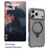 TORRAS Ostand Spin Air odporne etui iPhone 17 Pro Max MagSafe z podstawką (shadow black)
