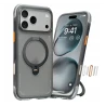 TORRAS Ostand Spin Air odporne etui iPhone 17 Pro Max MagSafe z podstawką (shadow black)
