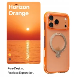 TORRAS Ostand Spin Air odporne etui iPhone 17 Pro Max MagSafe z podstawką (horizon orange)