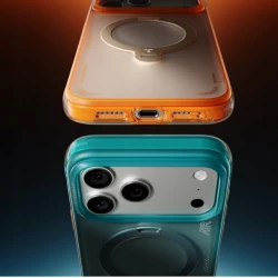 TORRAS Ostand Spin Air odporne etui iPhone 17 Pro Max MagSafe z podstawką (horizon orange)