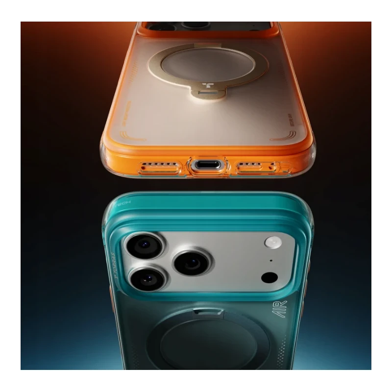 TORRAS Ostand Spin Air - etui do iPhone 17 Pro Max kompatybilne z MagSafe (horizon orange)