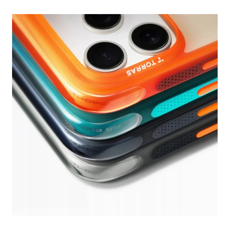 TORRAS Ostand Spin Air - etui do iPhone 17 Pro Max kompatybilne z MagSafe (horizon orange)