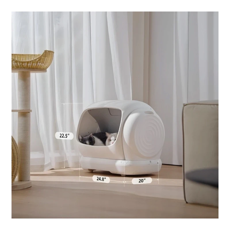 UbPet C41 samoczyszcząca smart kuweta dla kilku kotów do 13,5 kg aplikacja