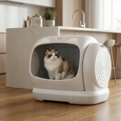 UbPet C41 samoczyszcząca smart kuweta dla kilku kotów do 13,5 kg aplikacja