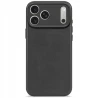 Decoded case etui skórzane plecki mocna obudowa iPhone 17 Pro MagSafe (black)