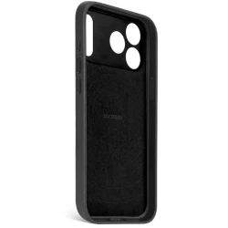 Decoded case etui skórzane plecki mocna obudowa iPhone 17 Pro MagSafe (black)
