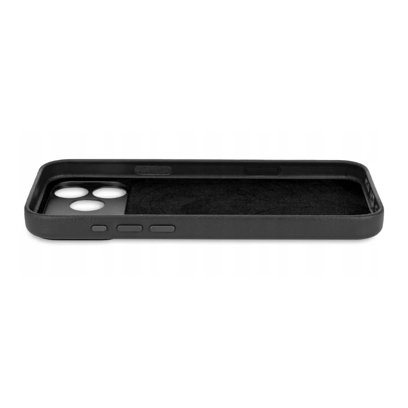 Decoded case etui skórzane plecki mocna obudowa iPhone 17 Pro MagSafe (black)