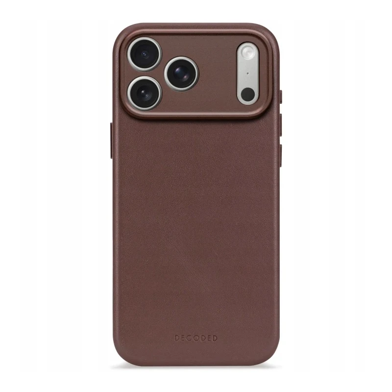 Decoded case etui skórzane plecki mocna obudowa iPhone 17 Pro MagSafe (chocolat brown)