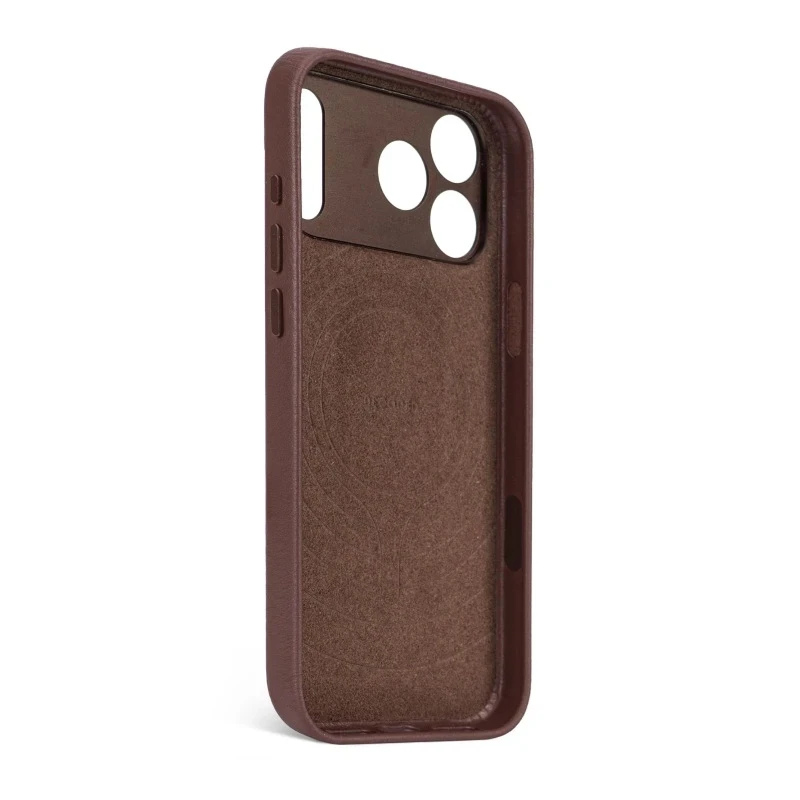 Decoded case etui skórzane plecki mocna obudowa iPhone 17 Pro MagSafe (chocolat brown)