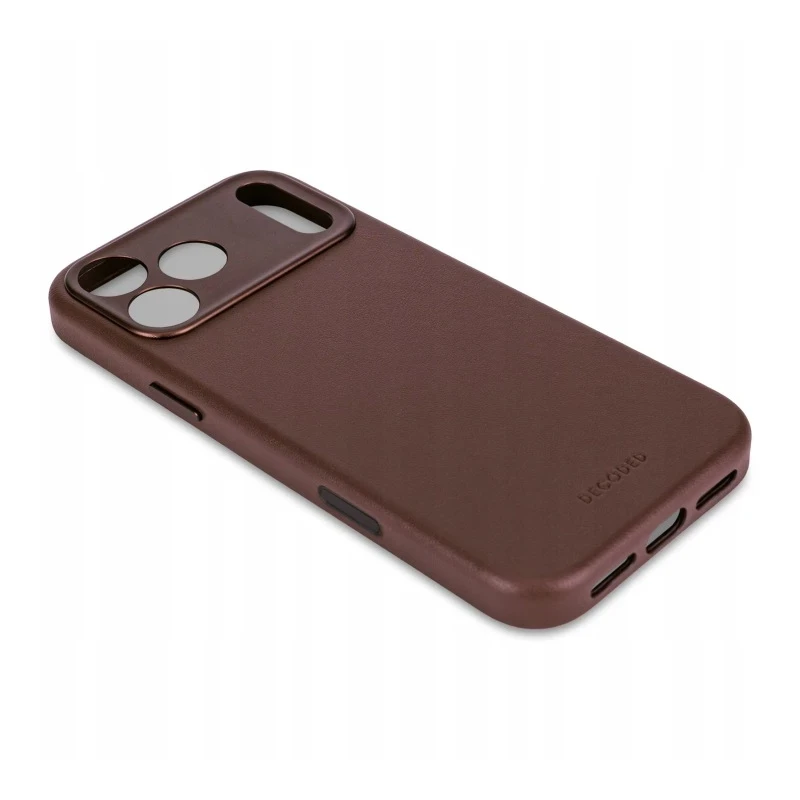 Decoded case etui skórzane plecki mocna obudowa iPhone 17 Pro MagSafe (chocolat brown)