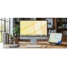 SATECHI Klawiatura Bezprzewodowa Slim EX1 Bluetooth 2.4 GHz USB-C Win Mac (silver)