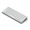 SATECHI Klawiatura Bezprzewodowa Slim EX1 Bluetooth 2.4 GHz USB-C Win Mac (silver)