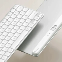 SATECHI Klawiatura Bezprzewodowa Slim EX1 Bluetooth 2.4 GHz USB-C Win Mac (silver)