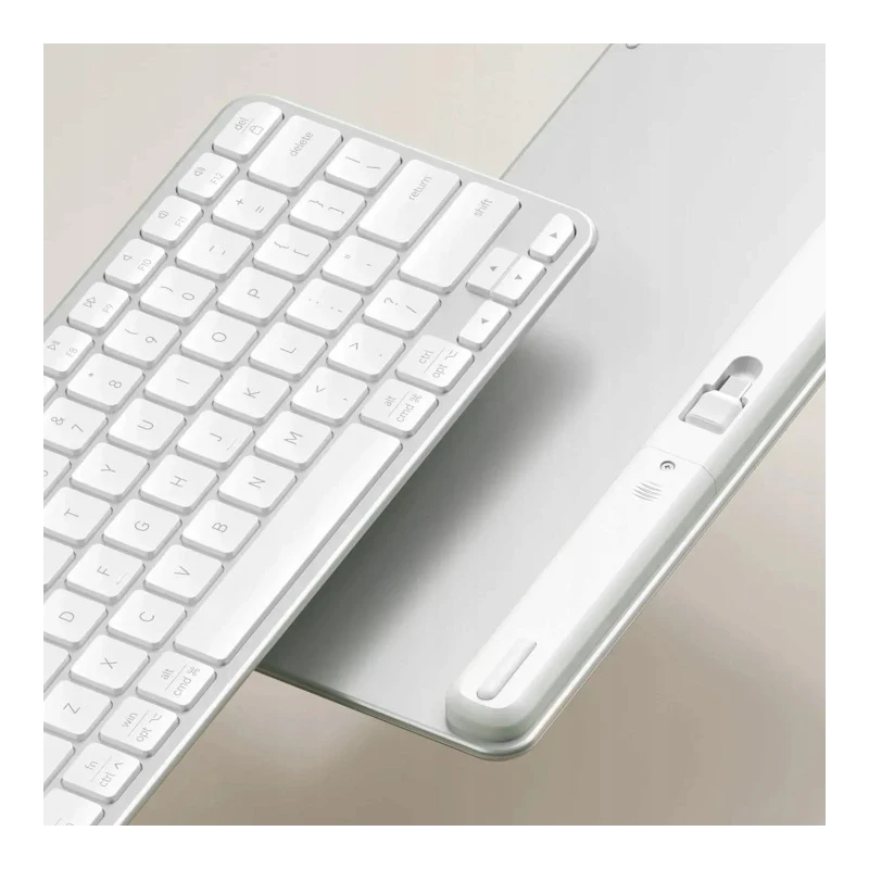 Satechi Slim EX1 - klawiatura Bluetooth do trzech urządzeń z przełącznikiem trybu Mac/Windows (silver)
