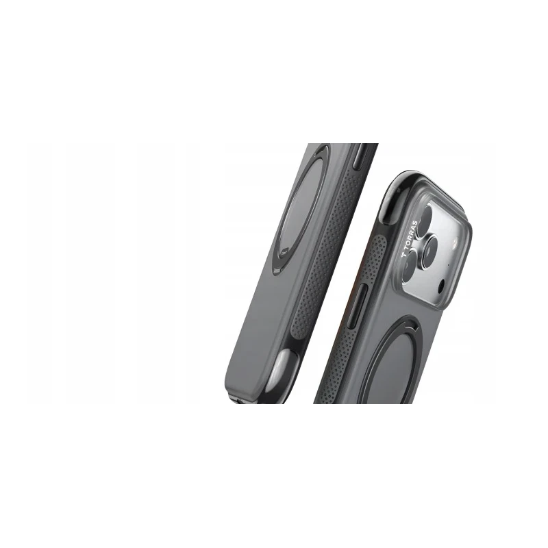 TORRAS O3 Air etui case plecki iPhone 17 Pro Max MagSafe (obsidian black)