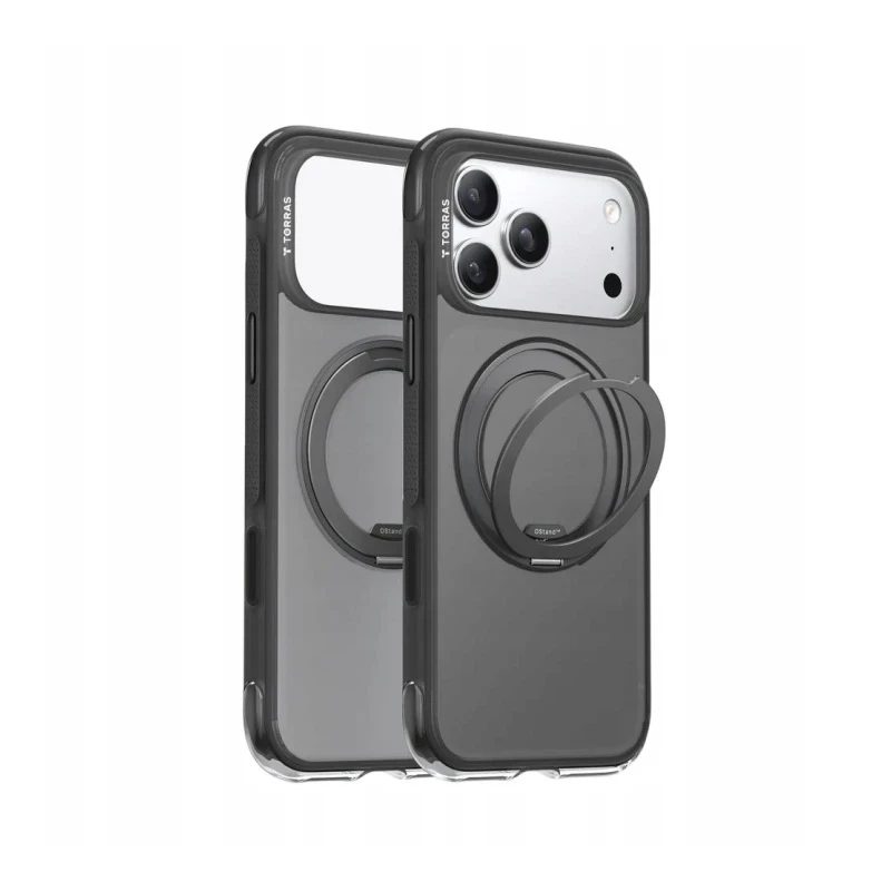 TORRAS O3 Air etui case plecki iPhone 17 Pro Max MagSafe (obsidian black)