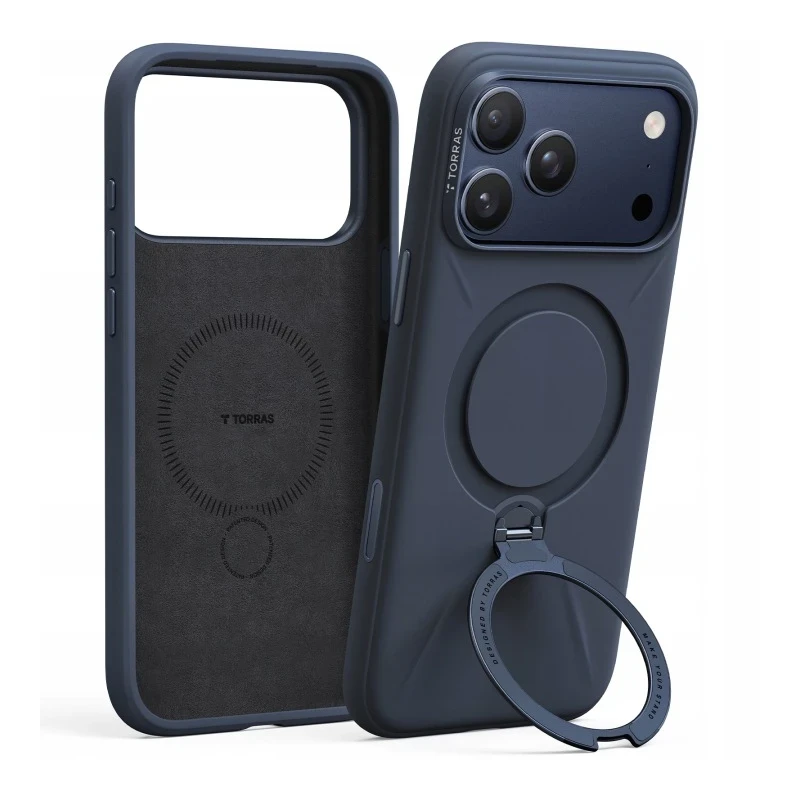 TORRAS QPro Silicone etui case plecki iPhone 17ProMax MagSafe (midnight blue)