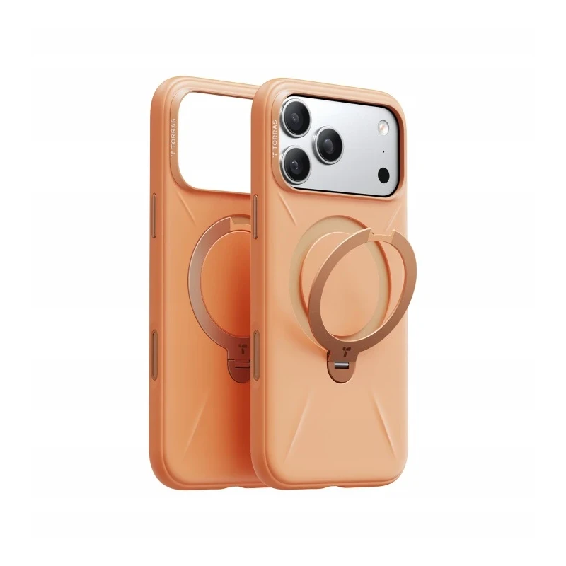TORRAS QPro Silicone etui case plecki iPhone 17 Pro MagSafe (energy orange)