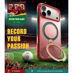 TORRAS World Cup Q3 Air etui case plecki iPhone 17 Pro Max MagSafe (portugal red)